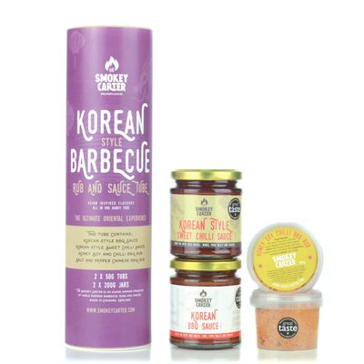 Korean Style BBQ Rub and Sauce Tube | Korean Inspired BBQ Rubs, Sauces & Seasonings Gift Set | The Smokey Carter