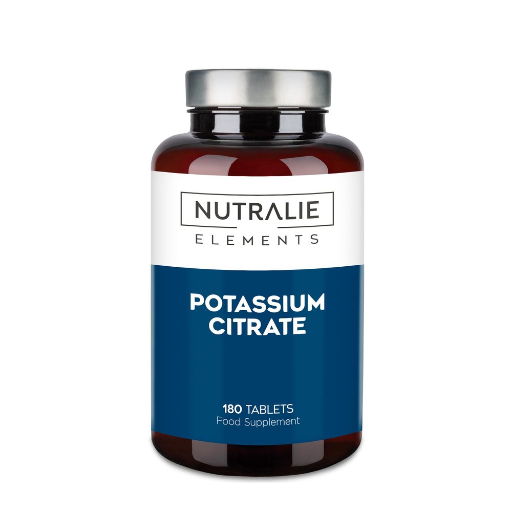 Potassium - Potassium Citrate 2880mg - 180 Tablets - PotassiumElement +1000mg - PotassiumCitrate 180 Tablets Nutralie