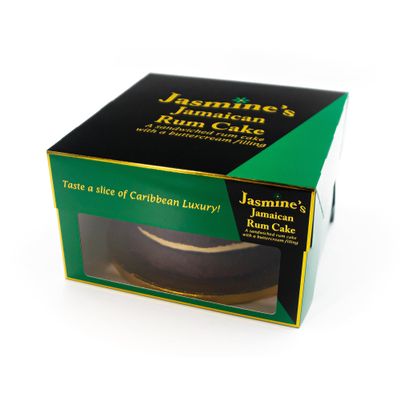 (Freshly Baked 10 day shelf life) Jasmine's Jamaican Rum Cake - 8 Inch Round Creamed Luxury | Buttercream filling, Caribbean Rum Cake, Desserts, Birthday Cake, Gift, Parties, Christmas Cake