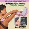 DIOROAR Crystal Hair Removal Device,Upgrade Crystal Hair Remover Stone,Physical Nano Glass Hair Eraser,Painless Epilator and Exfoliator Without Shaver for Soft Silky Skin(Light Pink) view 2