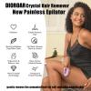 DIOROAR Crystal Hair Removal Device,Upgrade Crystal Hair Remover Stone,Physical Nano Glass Hair Eraser,Painless Epilator and Exfoliator Without Shaver for Soft Silky Skin(Light Pink) view 3