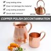 Brass Cleaner Brass Cleaner and Polishing Spray Natural Brass Cleaner Composite Pot and Pan Cleaner for Metal Polishing Gentle Cleansing and Removes Rust view 2
