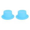 2pcs Silicone Wax Warmer Liner Bowl Professional Home Salon Safe Wax Warmer Replacement Pot 400ML (Blue) view 2