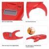 ZzzaNa Fat Caliper Tester, Body Fat Electronic Caliper and Measuring Tape for Accurately Measuring Ruler (Color : Rot) view 3