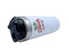 Getagift Personalised Merry Christmas With Name, festive Xmas Gift, 500ml Aluminium Shaker Bottle for Supplement Shakes - Easy Clean, Durable Cup. (White) view 2