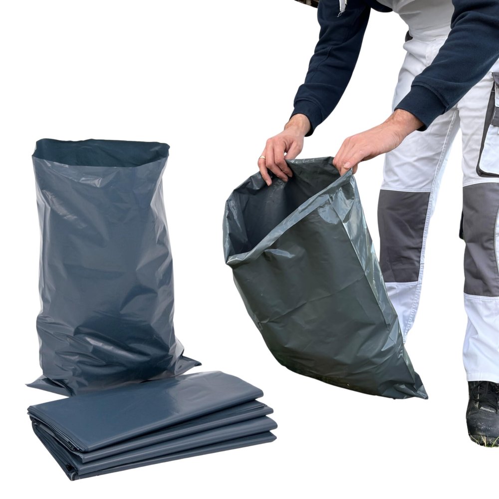 4 Heavy Duty Rubble Bags for Soil Gravel Rubble Sacks