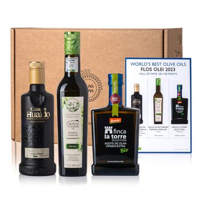 Best Oils of the World Flos Olei 2023 - Gift Box 3x500 ml
