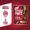 SlimFast Nourish Pot Spicy Mexican Bean Chilli, Ready Meal, Low in Sugar and Fat, Healthy Vegan Lunch, Source of Protein, Instant Noodles Alternative, Multipack, 8 x 60 g view 2