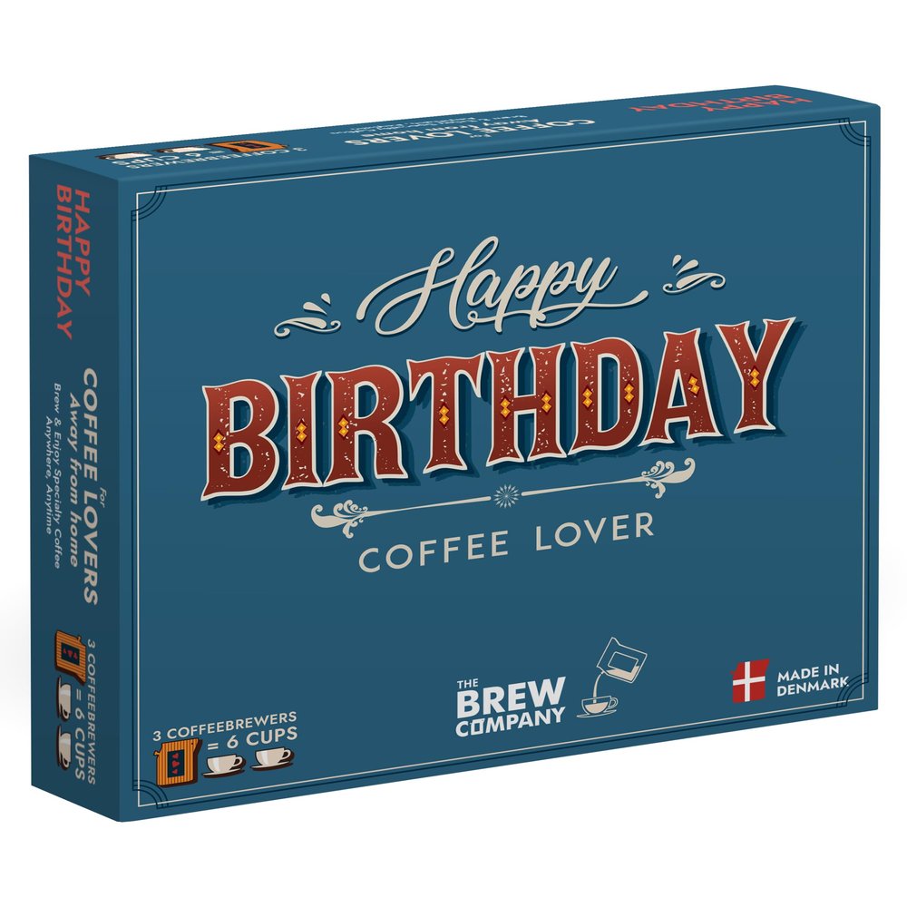 Gourmet Birthday Coffee Gifts for Men & Women with 3 World's Finest Coffees