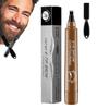 Elmyse Beard and Eyebrow Filler Pen Waterproof Beard and Eyebrow Filler Pen Natural Long Lasting Beard and Eyebrow Filler Pen Kit Long lasting and natural looking view 1