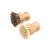 2Pcs Natural Dish Brush Scrubber, Bamboo Dish Scrub Brushes Kitchen Washing Up Brush for Cleaning Pots Pans Vegetables view 3