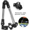 RAYACO Wheelchair Umbrella Mount Stand, Wheelchair Stroller Bike Umbrella Attachment Adjustable Wheelchair Bike Umbrella Mount Holder Handle Bar Holder Clamp Supporter Connector view 3