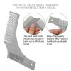 Beard Styling Comb, Men's Shaving Trimming Stencil, Stainless Steel Metal Beard Comb With Built-in Comb Beard Shaping Styling Tool view 2