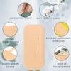 1 Pcs Organic Castor Compress Pack Reusable Liver Detox Bag with Oil Proof Design Sleep Aid Strap Khaki Color No Castor Oil Included view 3