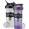 BlenderBottle Classic V2 Shaker Bottle Perfect for Protein Shakes and Pre Workout, 28-Ounce, Colors May Vary, 2 Pack view 1
