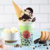 Vegan Milk Bubble Tea Kit Gift Set | 6 Servings | Set includes Mango and Melon powders, Passion Fruit and Raspberry Popping Boba and Paper Straws | By The TeaShed view 2