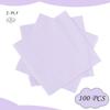 100 pcs 2-Ply Purple Napkins Folded 5 x 5 inch Disposable Cocktail Napkins Paper Napkins for Dinner Wedding Party Beverage Napkins view 2