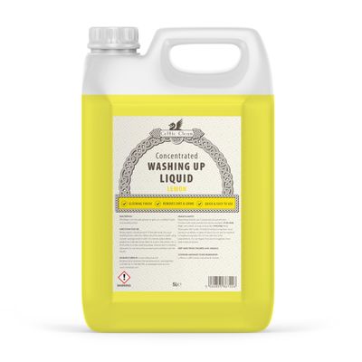 Celtic Clean - Washing Up Liquid - Lemon - 5 Litre