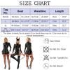 AIEOE PU Bodysuit for Women Long Sleeve High Stretch Leotard Dresses Wet Look Latex Nightclub Costume Shiny Patent Leather Outfit Black 3XL view 4