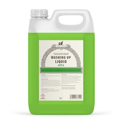 Celtic Clean - Washing Up Liquid - Apple - 5 Litre