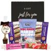 Hot Cadbury & Galaxy chocolate x4, Clipper x1, Maltesers x1 Bundle with Mini Marshmallows 150g view 1