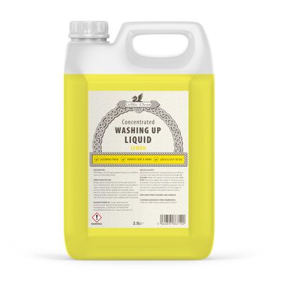 Celtic Clean - Washing Up Liquid - Lemon - 2.5 Litre
