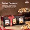 New Year Happy Holidays Gifts - Festive Nut Snacks - Chocolate Coated Peanuts, Natural Cocktail Mixed Nuts and Cashews - Gift Sets for Men and Women view 2