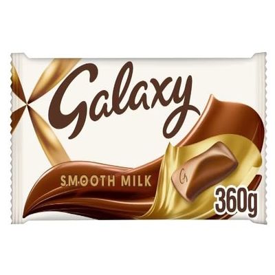 2 x Galaxy Smooth Milk Chocolate Bar Gift 360g Delicious Special For Easter Tasty And Twisty Treat Gift Hamper, Christmas,Birthday,Easter Gift Sold By Kidzbuzz