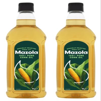 Bundle with 2 Bottles of Mazola Corn Oil 1L