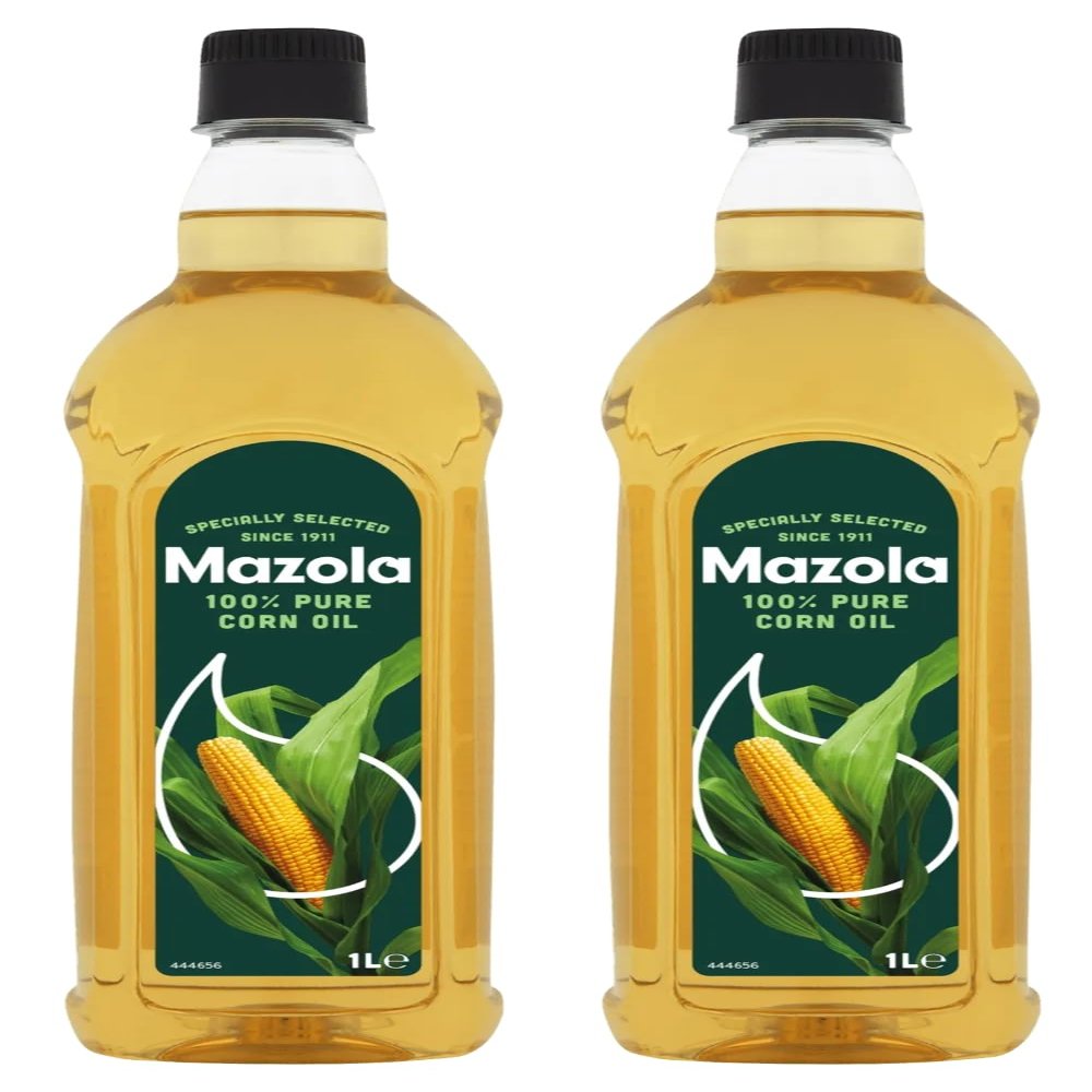 Bundle with 2 Bottles of Mazola Corn Oil 1L