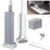 2024 New Lazy Person's Self-Washing Flat Mop, 360 Rotatable Flat Cleaning Mop, Self Wringing Flat Mop for Wet & Dry Use, Hands-Free Microfiber Mops for Floor/Hardwood Cleaning (With 6 Cloths) view 1