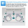 Cokvbato PD 48-80mm Universal Optical Trial Frame, Ophthalmic Optical Adjustable Trial Frame Ophthalmic Equipment, Eye Test Glasses Optical Trial Optometry Lens Frame view 3