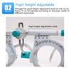 Cokvbato PD 48-80mm Universal Optical Trial Frame, Ophthalmic Optical Adjustable Trial Frame Ophthalmic Equipment, Eye Test Glasses Optical Trial Optometry Lens Frame view 4