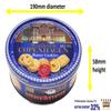 Danish Butter Cookies 340g (12 Ounce) with 32% Butter Content - in Wonderful Copenhagen Tin with Embossed Lid by Jacobsens of Denmark - Traditional Biscuit Tin Gift view 3