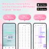 Digital Basal Body Temperature Thermometer Dual Modes: Easy@Home Fertility Thermometer with Backlight LCD Display, Premom APP | Ovulation Tracking & Charting | 1/100th Degree High Precision view 3