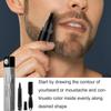 Beard Filling Pen, Beard Pen, Beard Filling Pen Kit, Waterproof Beard and Eyebrow Filling Pen Kit, Beard Filling Pen Kit, Beard Pencil Filler For Men (Gray brown) view 2