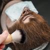 Badger Hair Shaving Brush, GLADFRESIT Handmade Soft Shave Brush with Wooden Handle for Men Home Cleansing Shaving Tool view 3