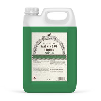Celtic Clean - Washing Up Liquid - Aloe Vera - 2.5 Litre