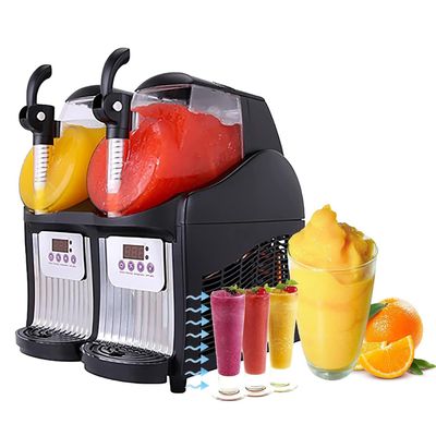 HLGKBY Commercial Ice Slush Machine 5L BPA-Free Container, 300W Frozen Drink Machine Ice-Cool Juice Frozen Slushie Maker Efficient Cooling Perfect for home Cafes Restaurants Bars