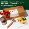 Pasta DIY Kit | Gourmet Pasta Set | All-in-One Set with Rolling Pin, Cutting Wheel, Ravioli Stamp, Spices and Pasta Colours | Great Gift for Beginners and Experienced Chefs view 2