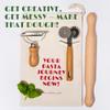 Pasta DIY Kit | Gourmet Pasta Set | All-in-One Set with Rolling Pin, Cutting Wheel, Ravioli Stamp, Spices and Pasta Colours | Great Gift for Beginners and Experienced Chefs view 4