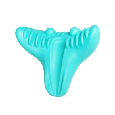 LIZEALUCKY Neck and Shoulder Relaxer,Portable Cervical Traction Device Neck Stretcher,Neck Posture Corrector Chiropractic Pillow for TMJ Pain Relief and Cervical Spine Alignment,Blue