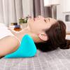 LIZEALUCKY Neck and Shoulder Relaxer,Portable Cervical Traction Device Neck Stretcher,Neck Posture Corrector Chiropractic Pillow for TMJ Pain Relief and Cervical Spine Alignment,Blue view 2