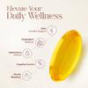 Vitaminnica Omega 3 Fish Oil Softgels Fatty Acids Great for Eyes, Skin, Heart, Joints & Brain Health || Double Strength (EPA & DHA) for Men and Women | 60 Softgels | view 3