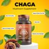 100% Organic Chaga Mushroom Extract -1800mg - 120 Vegan Capsules | Improve Immunity- Energy, Mental Focus and Stress Relief | by Good Guru, Chaga Mushroom Extract view 2