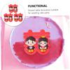 ibasenice Romantic Cake Ornament for Wedding Pcs Bride Groom Cake Decor Delicate view 2