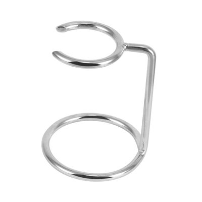 minkissy Stainless Steel Beard Brush Holder Men's Shaving Rack Barber Brush Stand Catches Trimmings Perfect for Home Salon