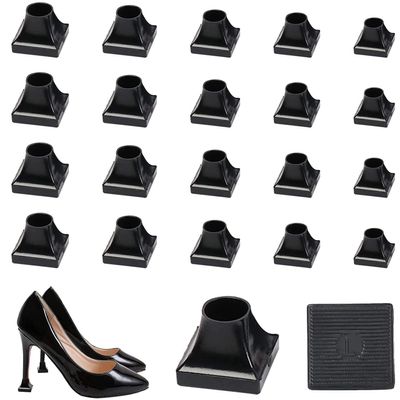 10 Pair High Heel Protectors, 5 Sizes Heel Stoppers Heel Repair Caps Covers for Walking on Grass and Uneven Road Heel Cover Cups Perfect for Wedding Outdoor Events