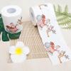 2Rolls Christmas Toilet Paper 2-Ply, Novelty Bath Toilet Roll, Funny Christmas Themed Tissue Napkin Trick Gift for Holiday (A) view 3