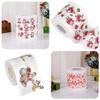 2Rolls Christmas Toilet Paper 2-Ply, Novelty Bath Toilet Roll, Funny Christmas Themed Tissue Napkin Trick Gift for Holiday (C) view 2